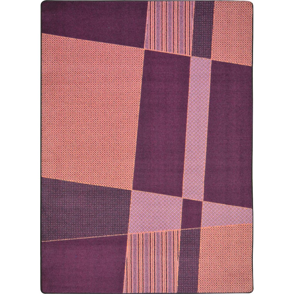 Kid Essentials Spazz 7'8" x 10'9" Area Rug in Color Purple
