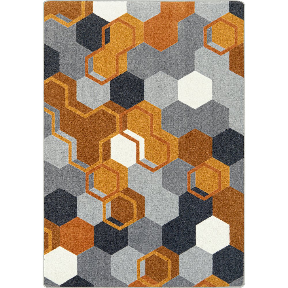 Kid Essentials Team Up 10'9" x 13'2" Area Rug in Color Orange