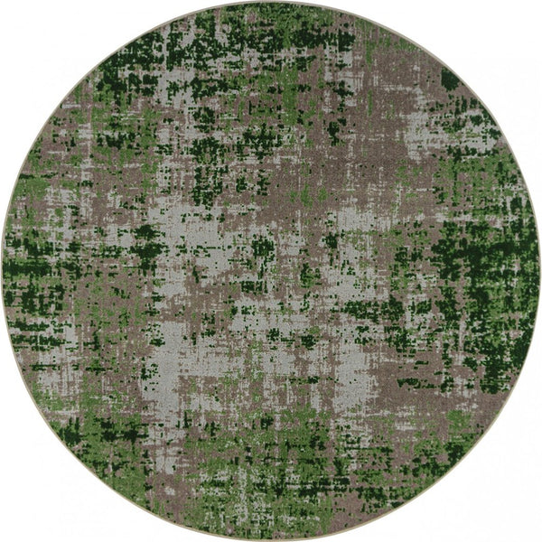 Kid Essentials Terra Mae 13'2" Round Area Rug in Color Meadow