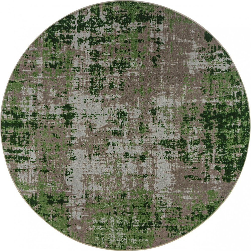 Kid Essentials Terra Mae 13'2" Round Area Rug in Color Meadow