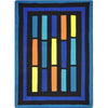 Kid Essentials Traffic Jam 7'8" x 10'9" Area Rug in Color Blue