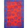 Kid Essentials Whimzi 7'8" x 10'9" Area Rug in Color Red
