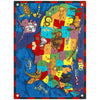 Kid Essentials Wild America 10'9" x 13'2" Area Rug in Color Multi