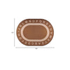 Kid Essentials Endless Alphabet 10'9" x 13'2" Area Rug in Color Mocha