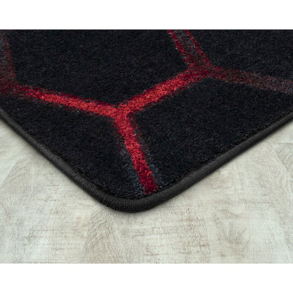 Kid Essentials Breakout 10'9" x 13'2" Area Rug in Color Ruby