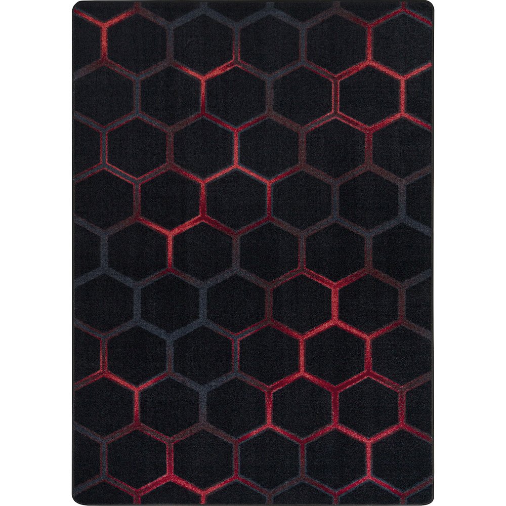 Kid Essentials Breakout 10'9" x 13'2" Area Rug in Color Ruby