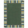 Kid Essentials Clean Green 10'9" x 13'2" Area Rug in Color Soft
