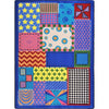 Kid Essentials Crazy Quilt 10'9" x 13'2" Area Rug in Color Multi