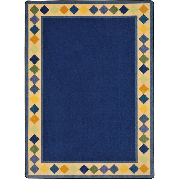 Kid Essentials Delightful Diamonds 10'9" x 13'2" Area Rug in Color Multi