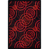 Kid Essentials Dottie 10'9" x 13'2" Area Rug in Color Ruby