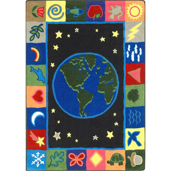 Kid Essentials EarthWorks 10'9" x 13'2" Area Rug in Color Multi