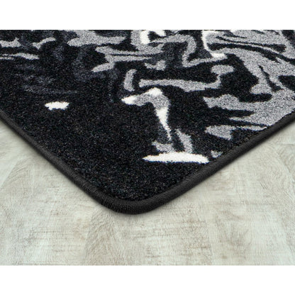 Kid Essentials Eruption 10'9" x 13'2" Area Rug in Color Arctic