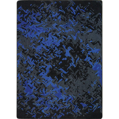 Kid Essentials Eruption 10'9" x 13'2" Area Rug in Color Sapphire