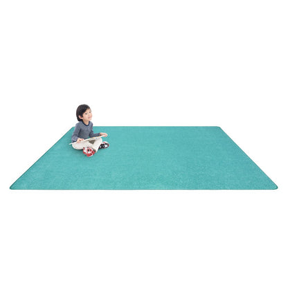 Kid Essentials Just Kidding 12' x 7'6" Area Rug in Color Seafoam