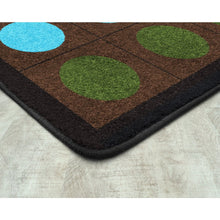 Kid Essentials Lots of Dots 2'1" x 7'8" Runner Area Rug in Color Earthtone