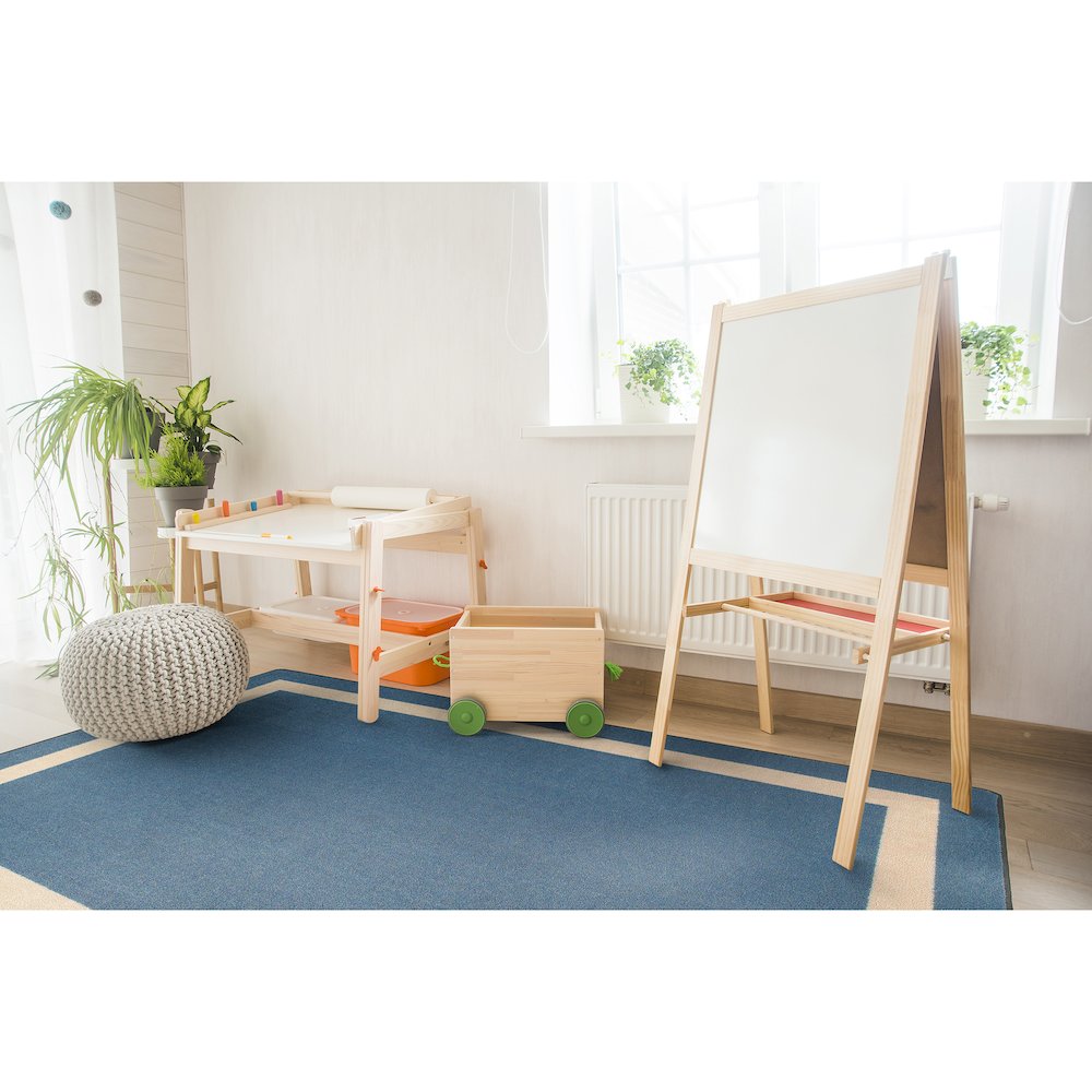 Kid Essentials Portrait 10'9" x 13'2" Area Rug in Color Seaside