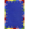 Kid Essentials Rainbow Alphabet 10'9" x 13'2" Area Rug in Color Primary