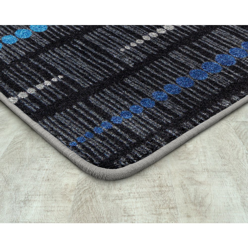 Kid Essentials Recoil 10'9" x 13'2" Area Rug in Color Sapphire