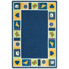 Kid Essentials Seeing Spots 10'9" x 13'2" Area Rug in Color Bold