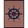 Kid Essentials Set Your Course 10'9" x 13'2" Area Rug in Color Blue