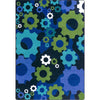 Kid Essentials Shifting Gears 10'9" x 13'2" Area Rug in Color Violet