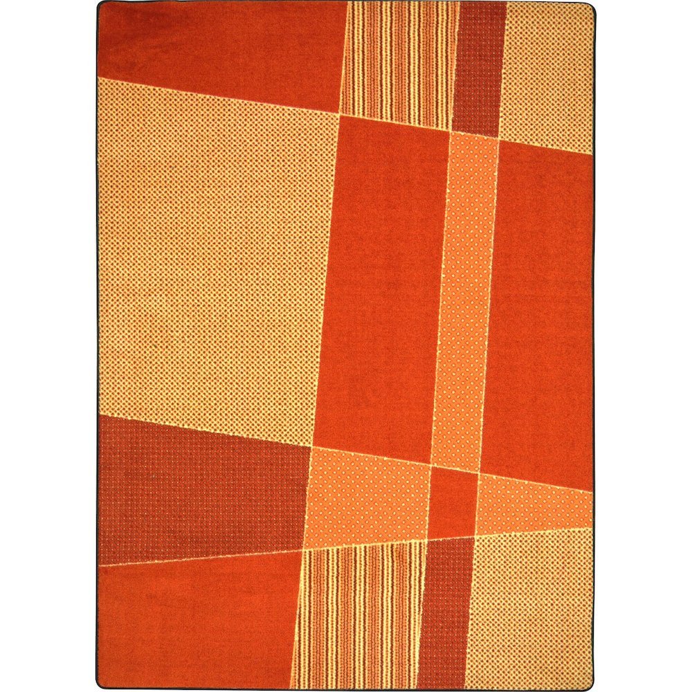 Kid Essentials Spazz 10'9" x 13'2" Area Rug in Color Orange