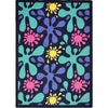 Kid Essentials Splat 10'9" x 13'2" Area Rug in Color Navy