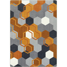 Kid Essentials Team Up 3'10" x 5'4" Area Rug in Color Orange
