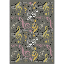Kid Essentials Virtuoso 10'9" x 13'2" Area Rug in Color Gray