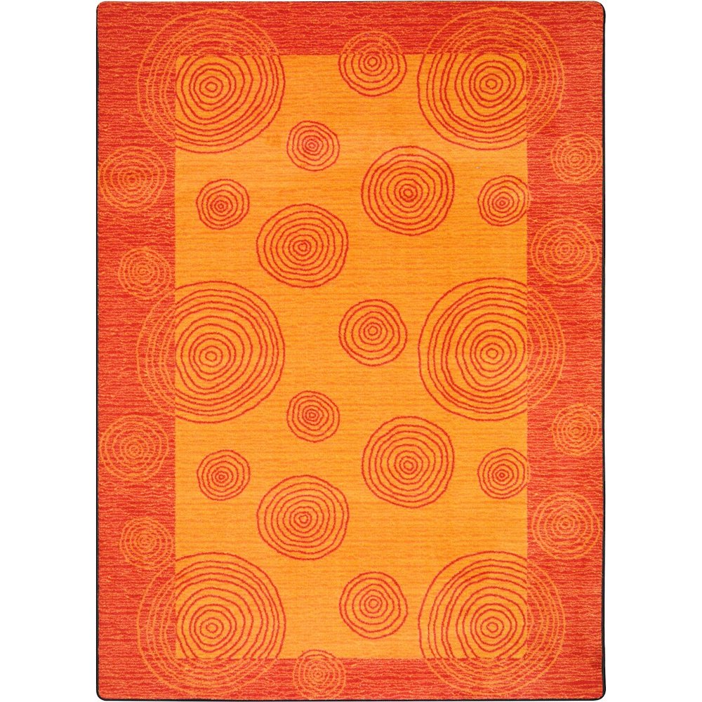 Kid Essentials Whimzi 10'9" x 13'2" Area Rug in Color Orange