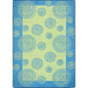 Kid Essentials Whimzi 10'9" x 13'2" Area Rug in Color Teal