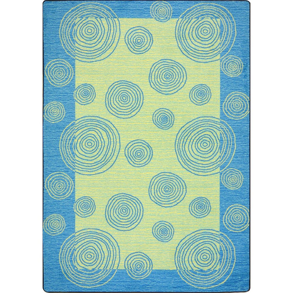 Kid Essentials Whimzi 10'9" x 13'2" Area Rug in Color Teal