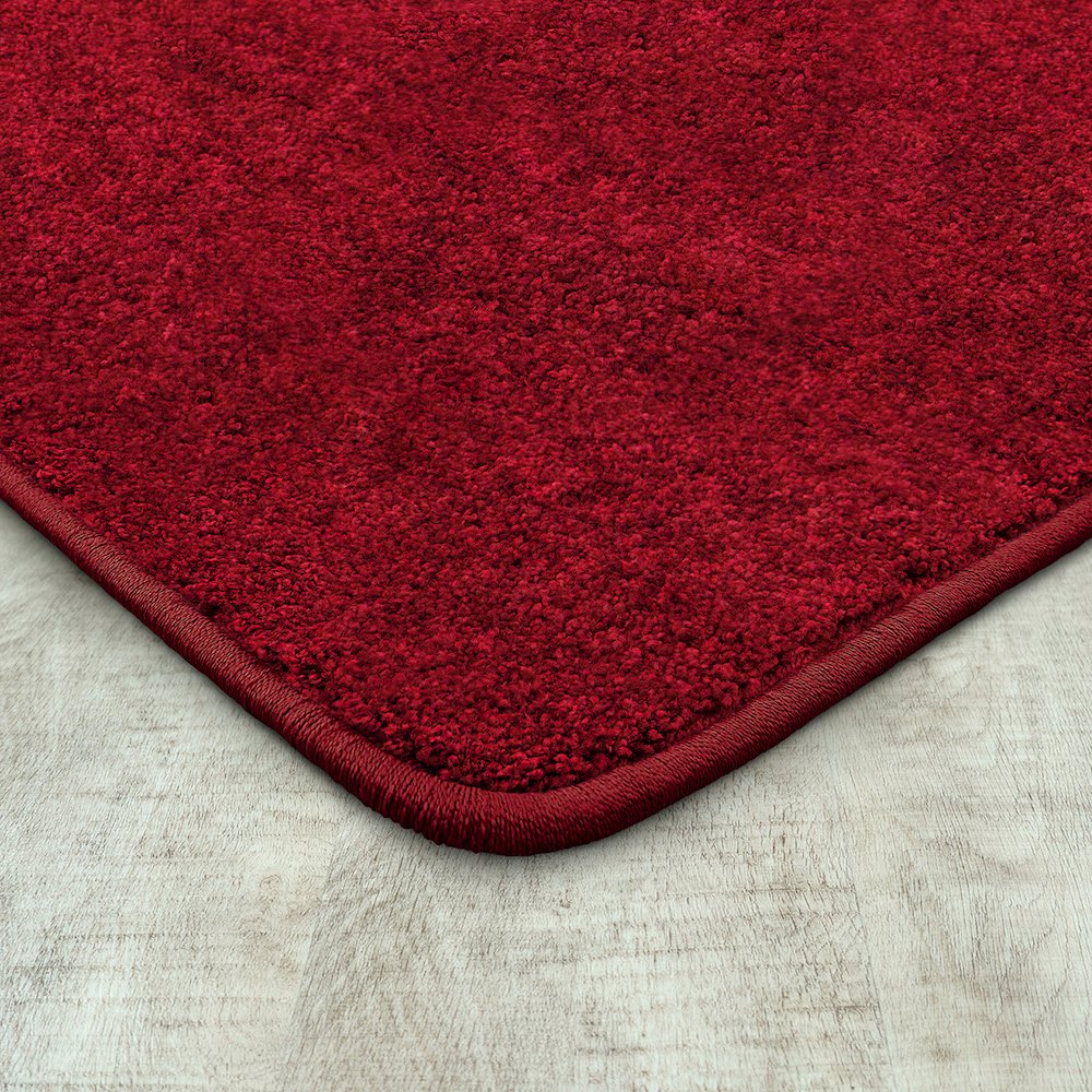 Kid Essentials Endurance 12' x 15' Area Rug in Color Burgundy