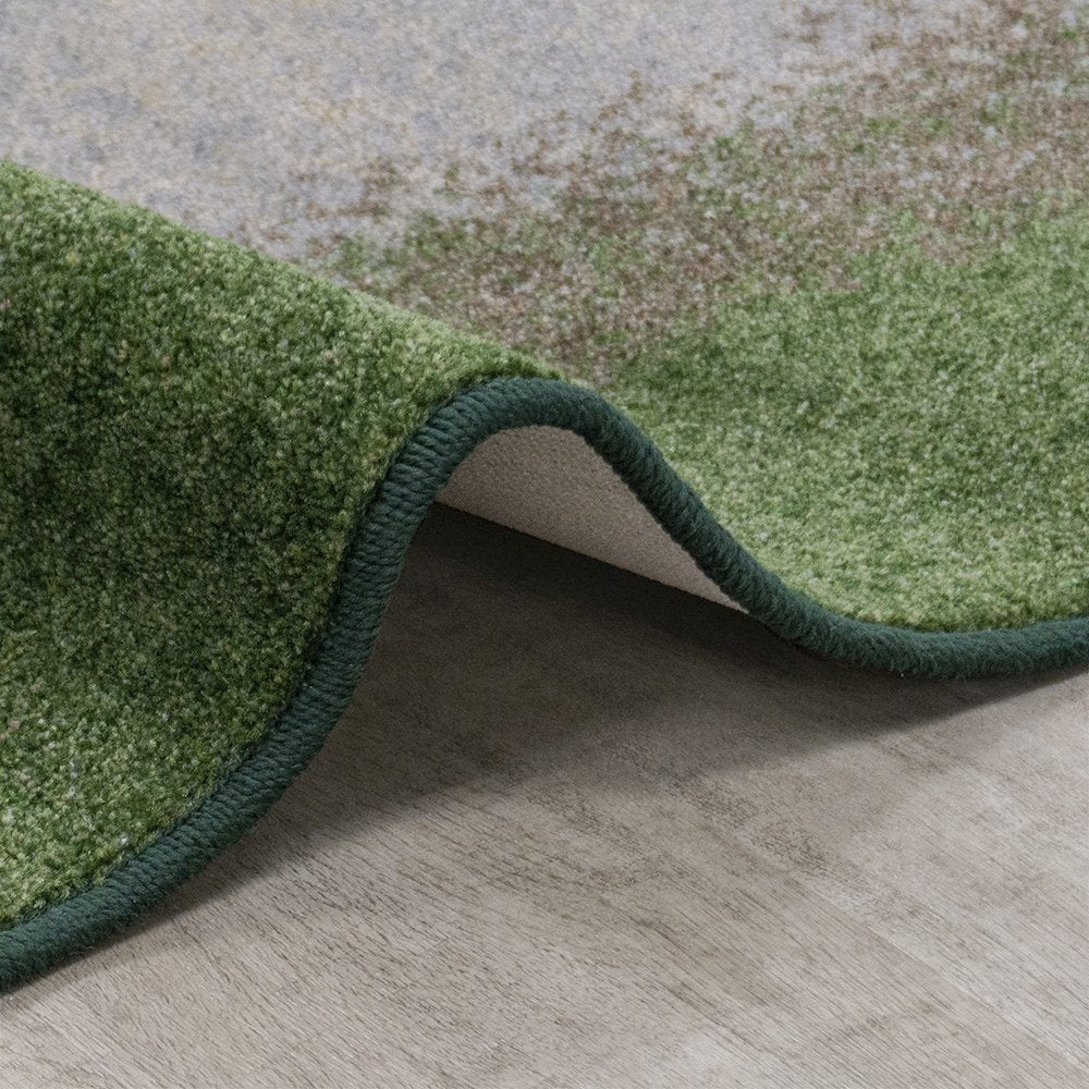 Kid Essentials Urban Edges 13'2" Round Area Rug in Color Meadow