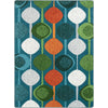 Kid Essentials String Along 10'9" x 13'2" Area Rug in Color Citrus