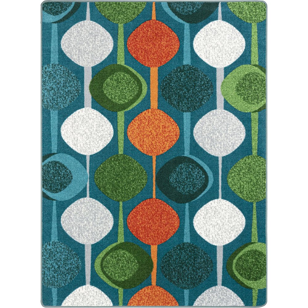 Kid Essentials String Along 10'9" x 13'2" Area Rug in Color Citrus