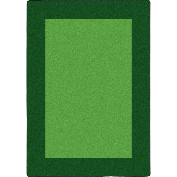 Kid Essentials All Around 5'4" x 7'8" Area Rug in Color Green