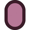 Kid Essentials All Around 5'4" x 7'8" Oval Area Rug in Color Purple