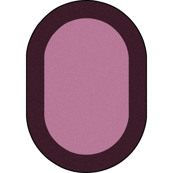 Kid Essentials All Around 5'4" x 7'8" Oval Area Rug in Color Purple
