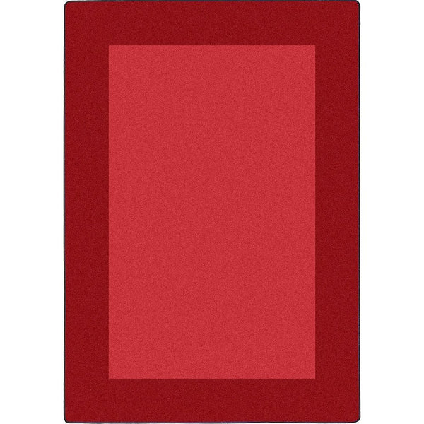 Kid Essentials All Around 5'4" x 7'8" Area Rug in Color Red