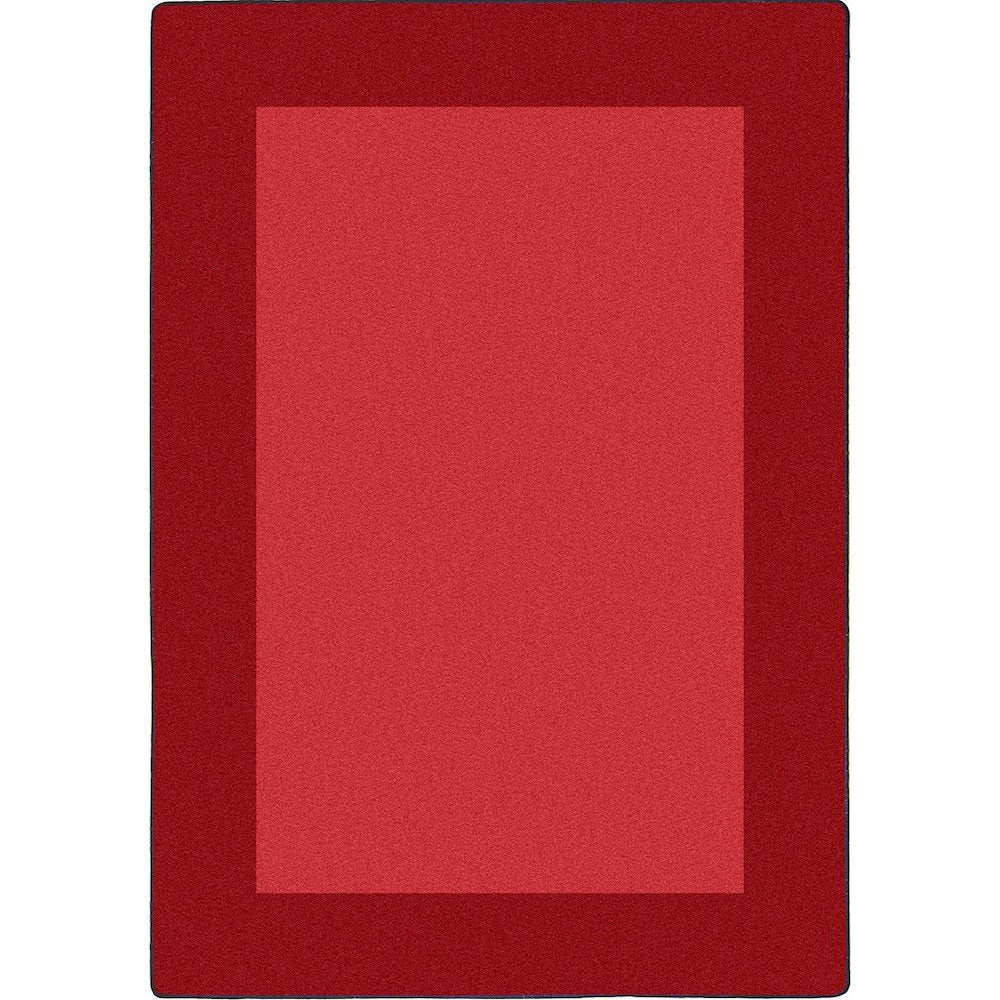 Kid Essentials All Around 5'4" x 7'8" Area Rug in Color Red