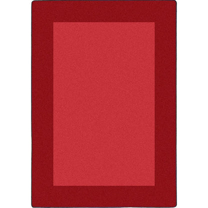 Kid Essentials All Around 5'4" x 7'8" Area Rug in Color Red