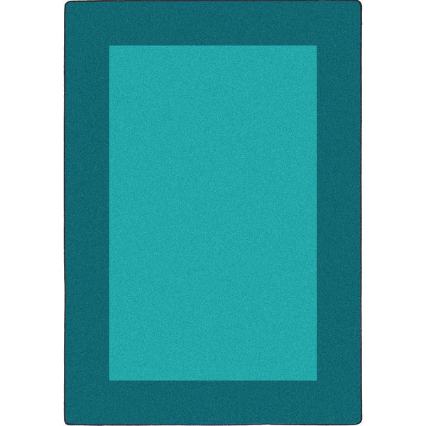 Kid Essentials All Around 5'4" x 7'8" Area Rug in Color Teal