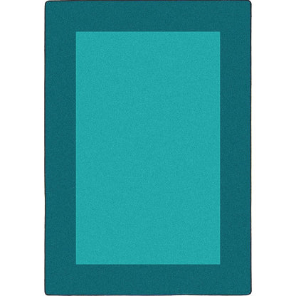 Kid Essentials All Around 5'4" x 7'8" Area Rug in Color Teal