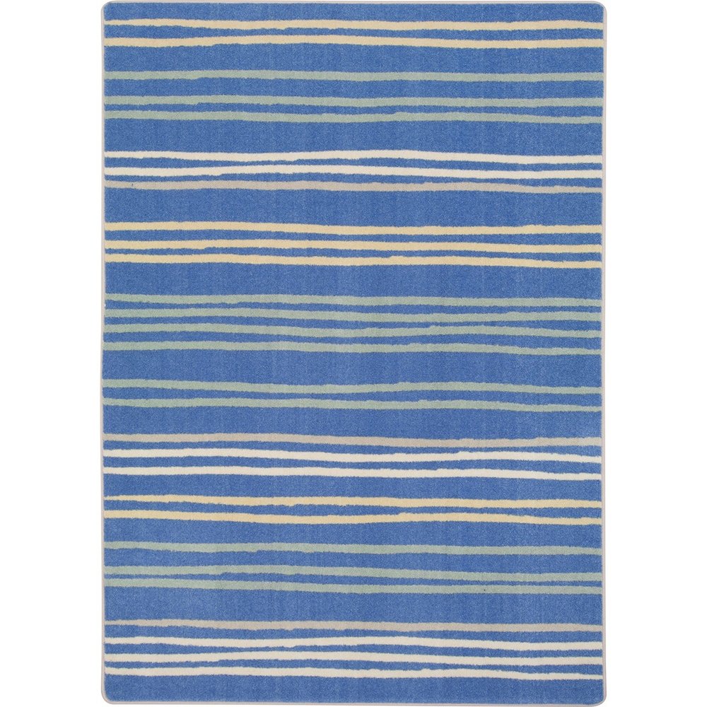 Kid Essentials All Lined Up 5'4" x 7'8" Area Rug in Color Pastel