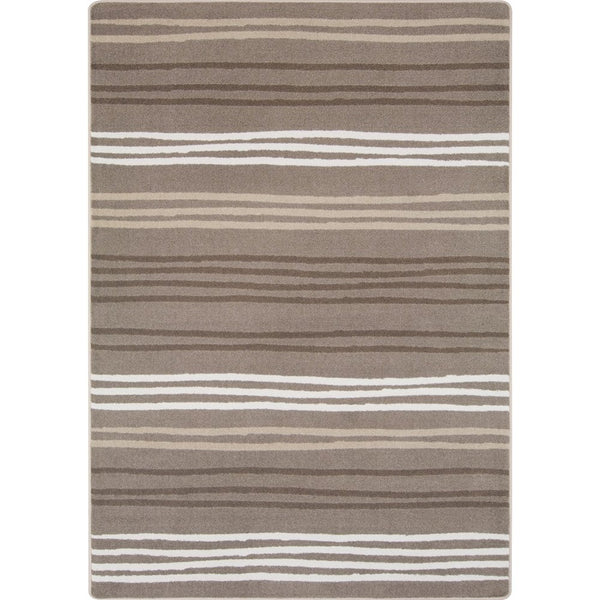 Kid Essentials All Lined Up 5'4" x 7'8" Area Rug in Color Neutral