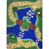 Kid Essentials Alphabet Trail 5'4" x 7'8" Area Rug in Color Multi