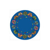 Kid Essentials Butterfly Delight 13'2" Round Area Rug in Color Multi