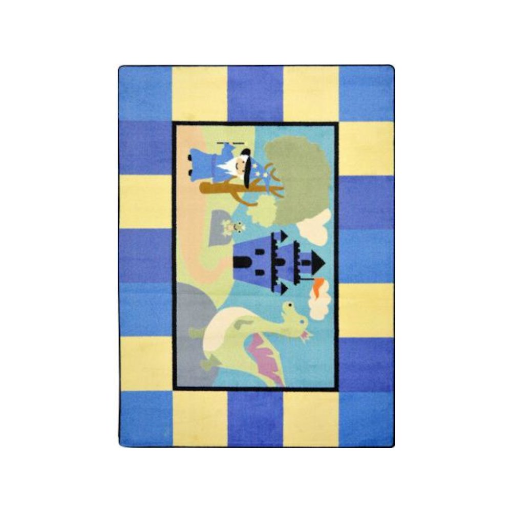 Kid Essentials Lil' Wizard 7'7" Round Area Rug in Color Multi