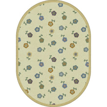 Kid Essentials Awesome Blossom 3'10" x 5'4" Oval Area Rug in Color Soft